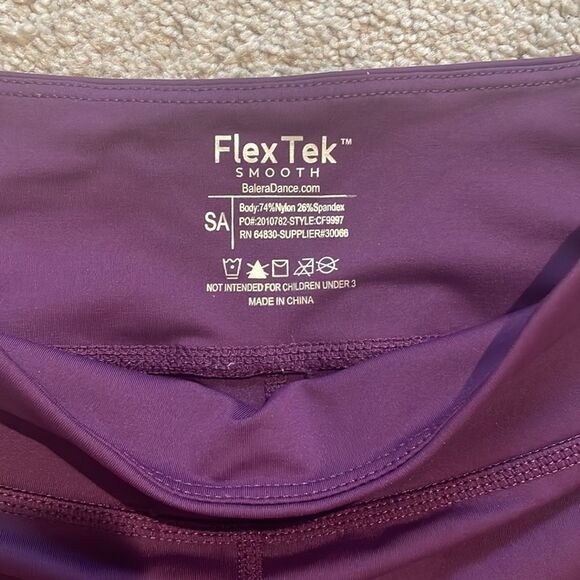 NWOT Balera Dance FlexTex Smooth Full Length Legging Size S - Picture 6 of 7